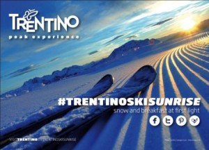 #trentinoskisunrise