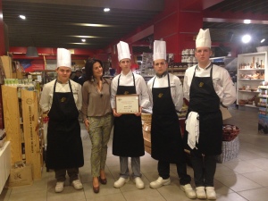 i partecipanti con la presentatrice